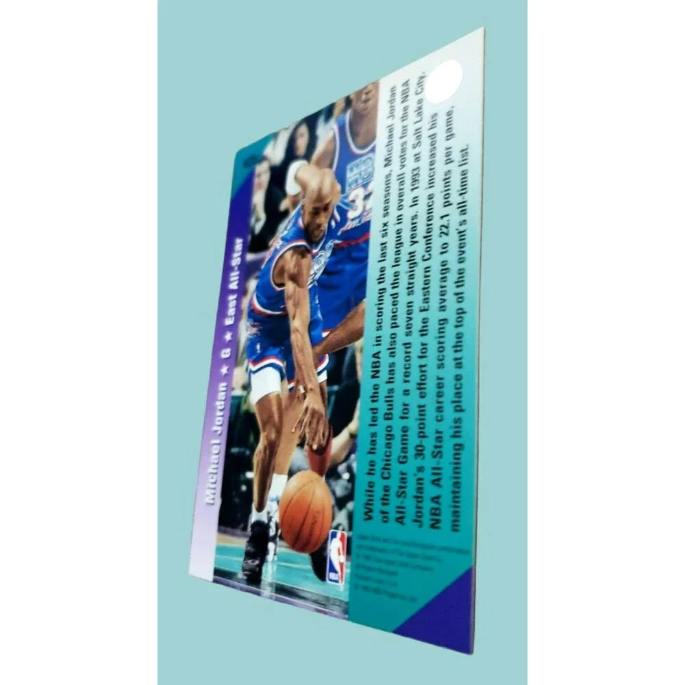 VTG 1992-93 Upper Deck MICHAEL JORDAN UTAH EAST All-Star Weekend NBA AS Card 425